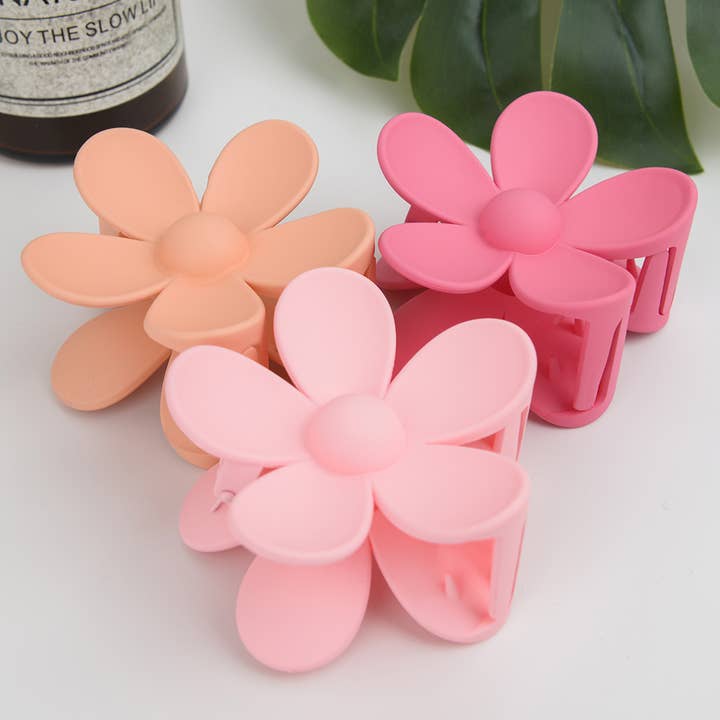 TheDivaSoap - Wholesale Hair clip – Women’s - 2.75'' Cute Large Flower Hair Claw Clips8