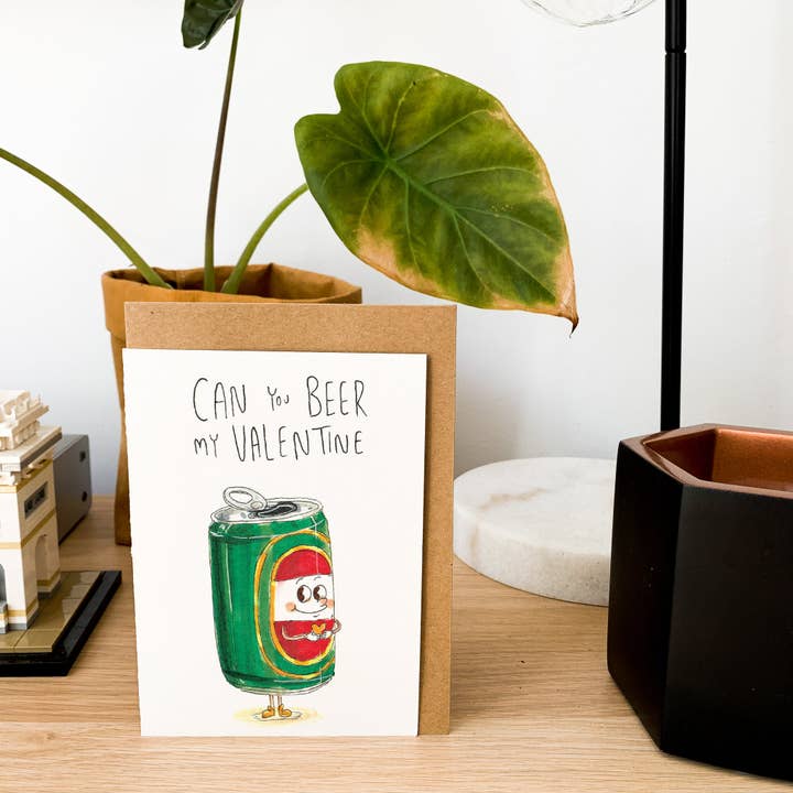 Well Drawn - Wholesale Valentine's Day card - Can You Beer My Valentine7