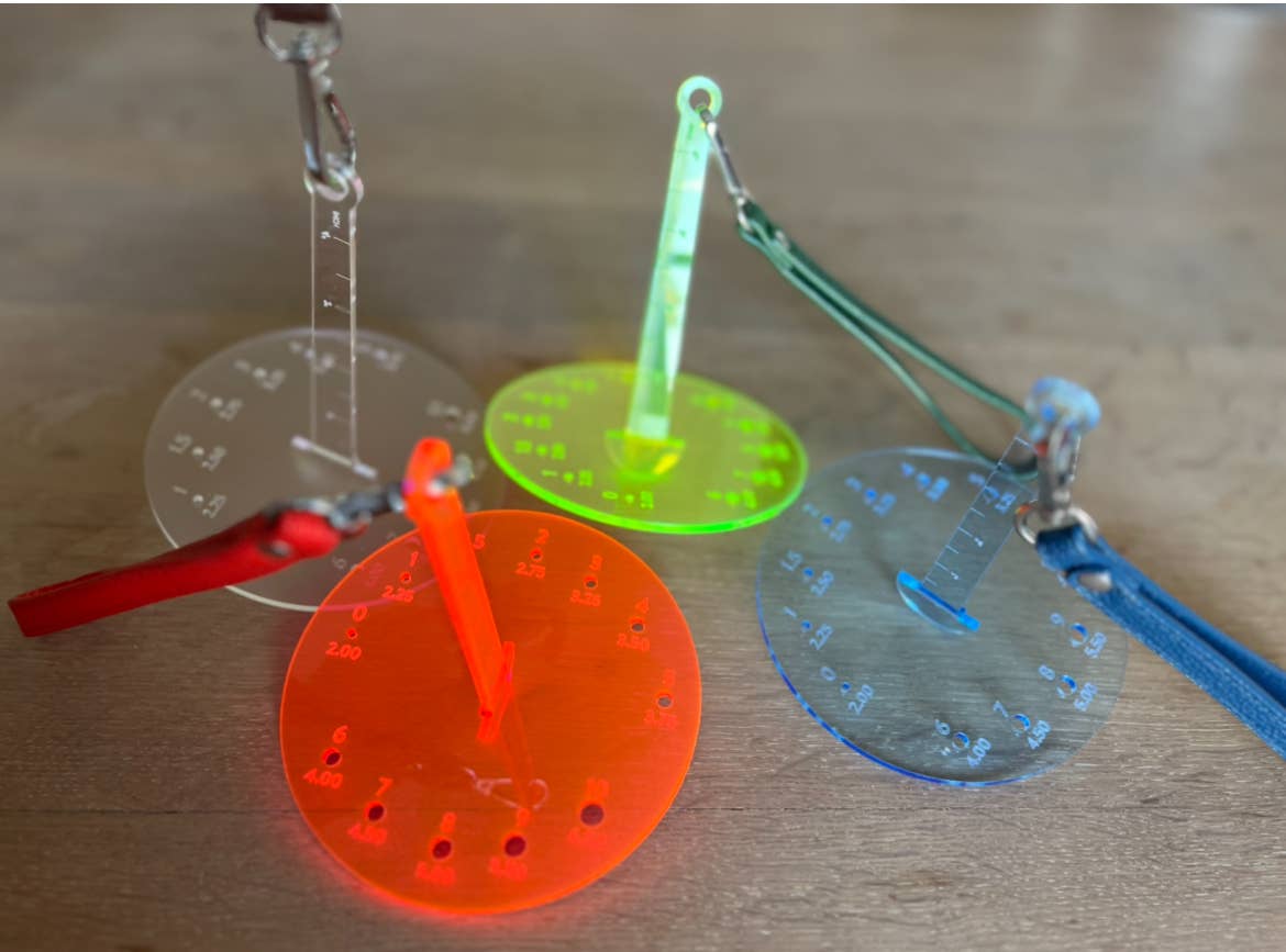 HapBee Creative Studios - Wholesale Knitting/Crochet Supplies - Yarn-on-the-Go "TOOL TIME" Yarn Caddy/Needle Gauge/Ruler1