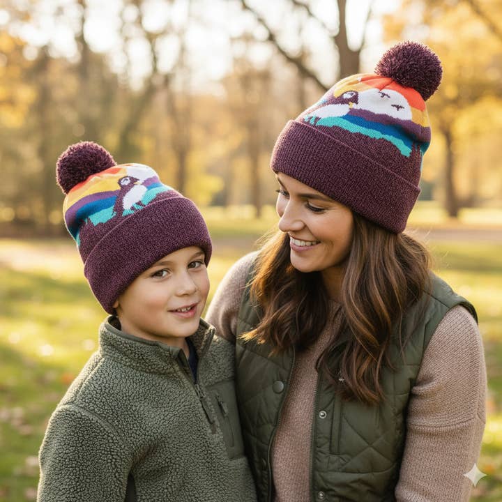 Atlantic Puffin Kids Beanie Hat – Cute Winter Knit Hat for Children and other Purchase Wholesale hats and scarves. Free Returns & Net 60 Terms on Faire trending on Faire.