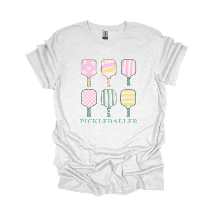 Pickleballer Graphic Tee for wholesale by H+P Wholesale