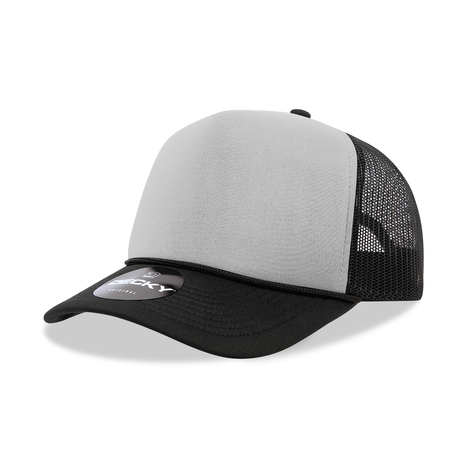 The Park Wholesale - Wholesale Trucker Hat - Unisex - Decky 6025 - Mid Profile, 5 Panel Foam Trucker Hat - 602522