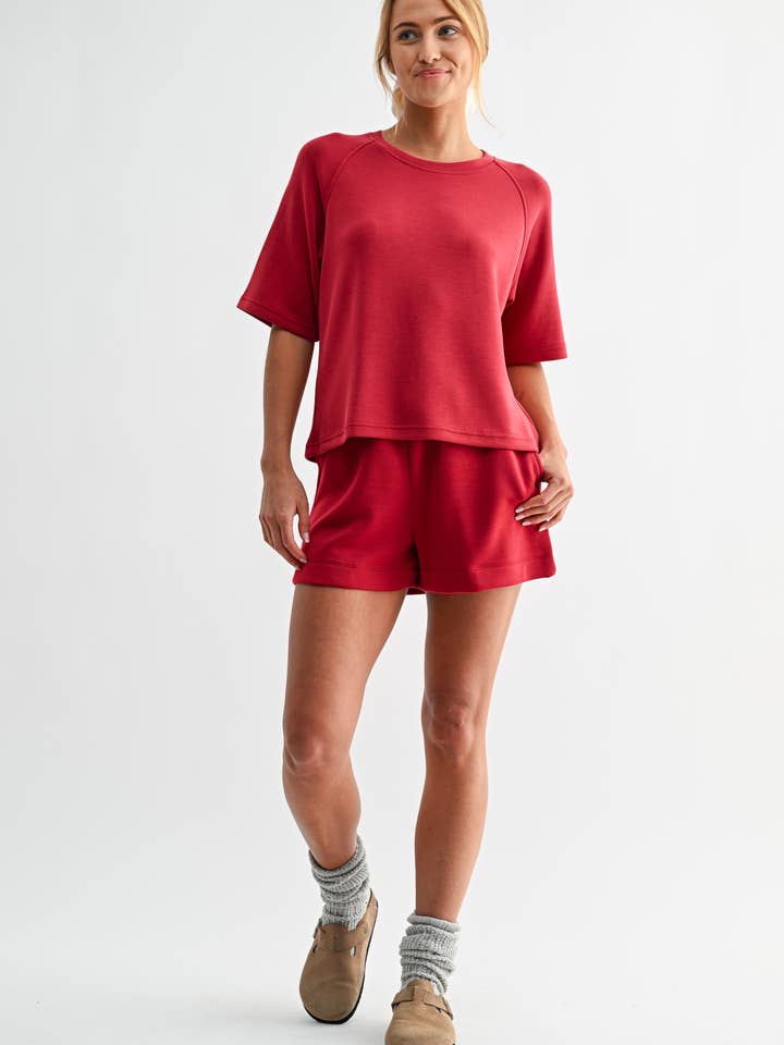 Mono B - Wholesale T-Shirt - Women's - Laguna Soft Drape Raglan Tee32