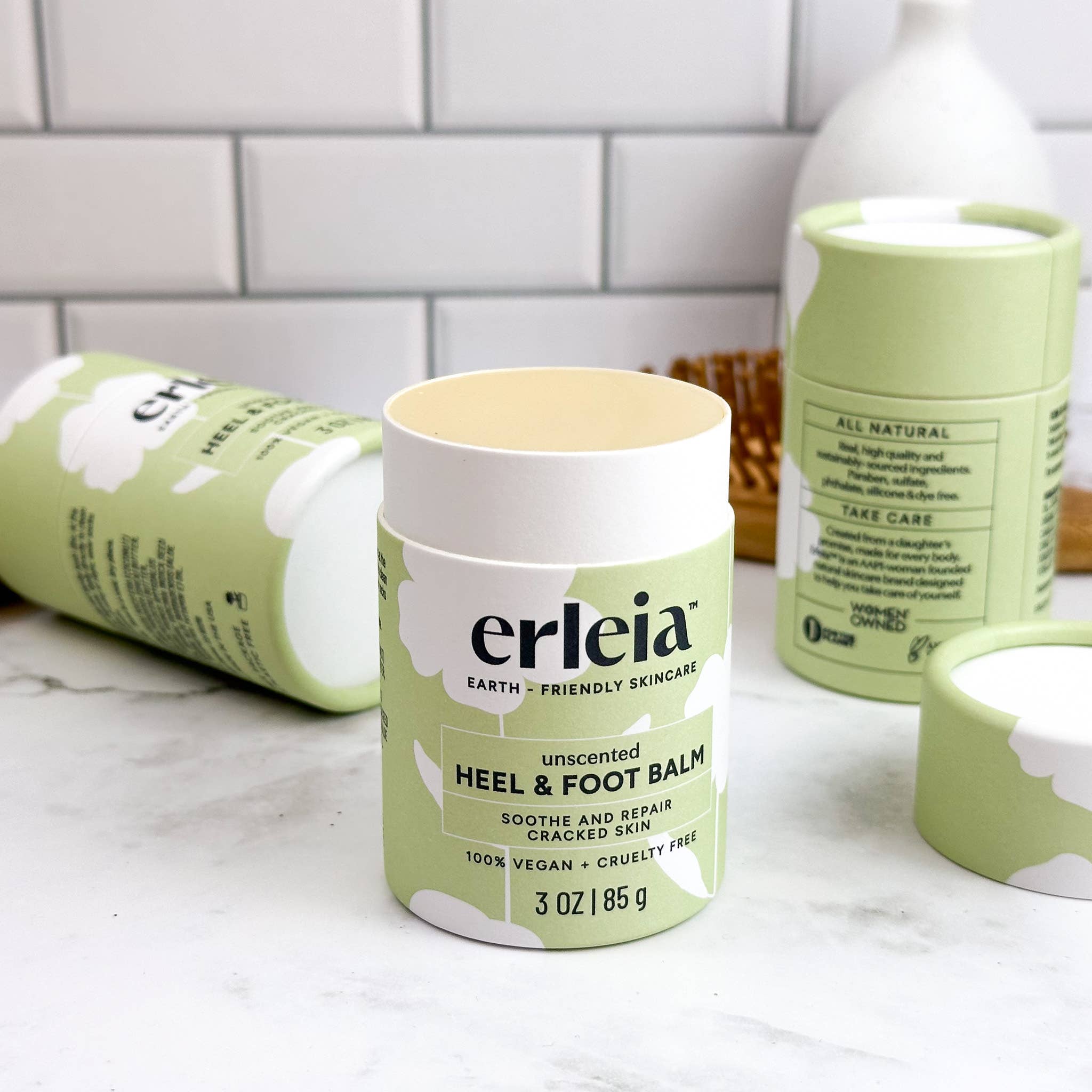 Erleia - Wholesale Foot Cream - Heel & Foot Balm - Moisturizing & Eco-Friendly Treatment0