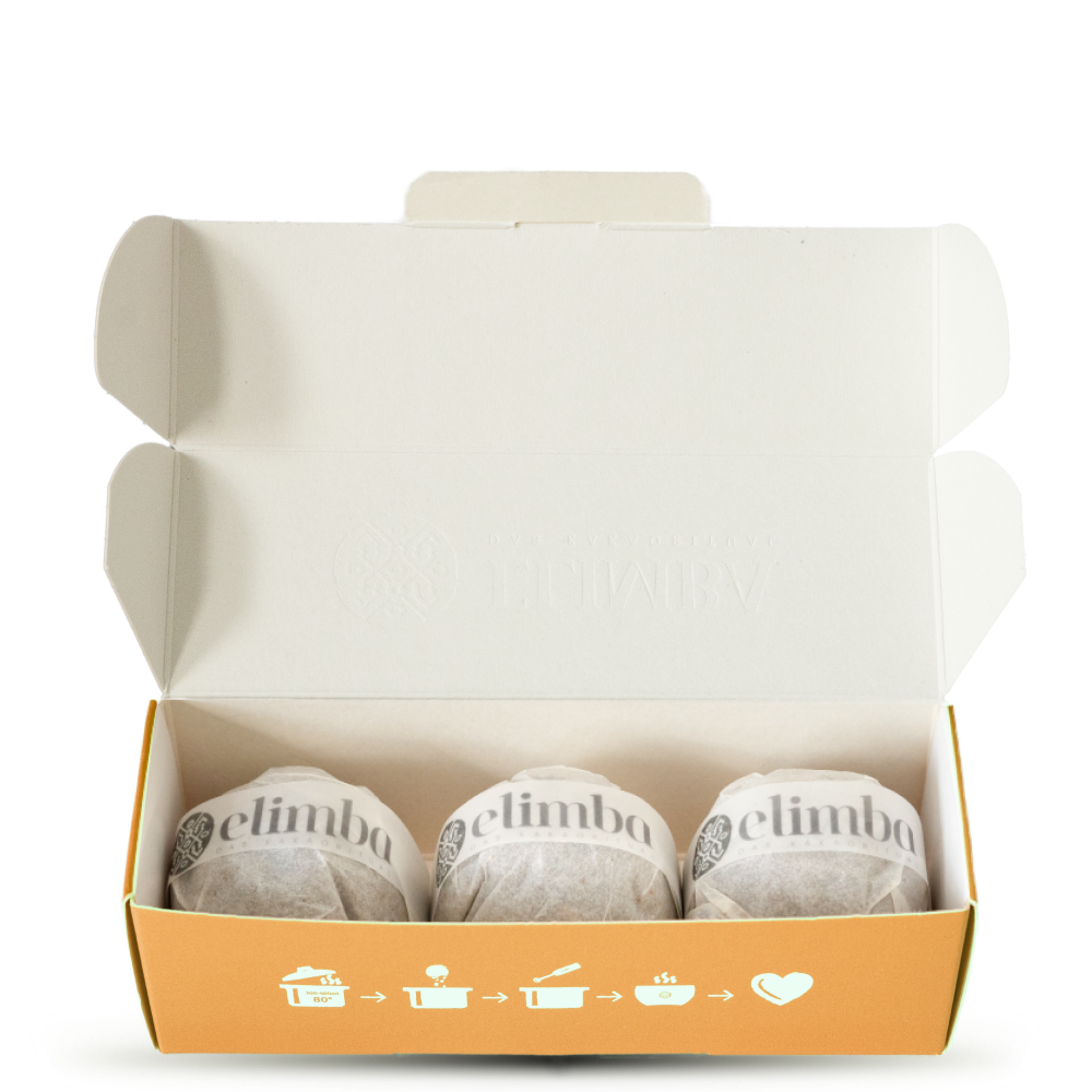 ELIMBA - Wholesale Hot Cocoa Mix/Kit - Elimba balls orange-turmeric pack of 31