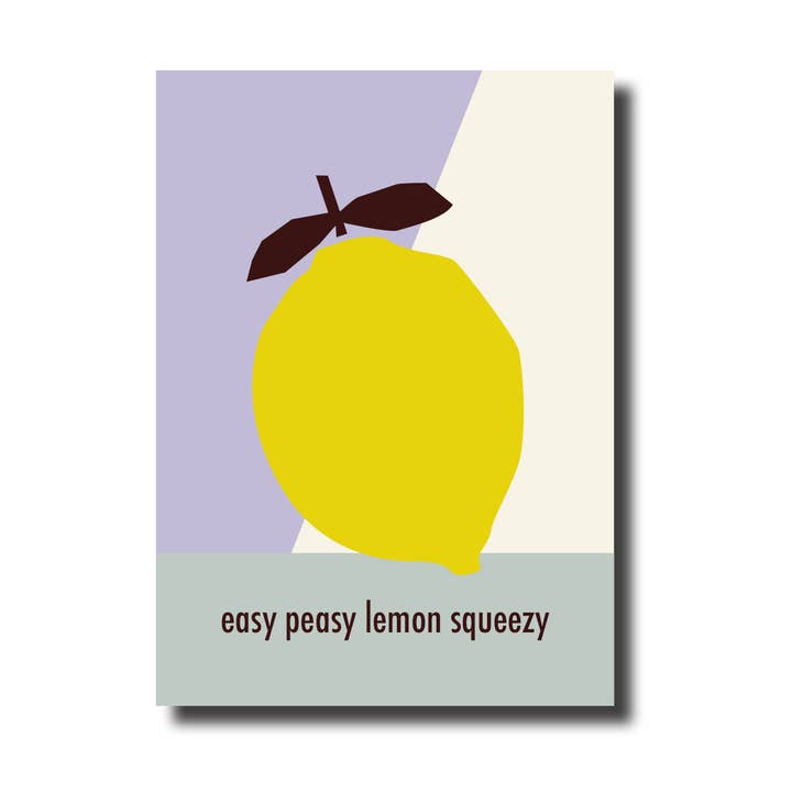 Postal limón para venta al por mayor de De Lange Tafel