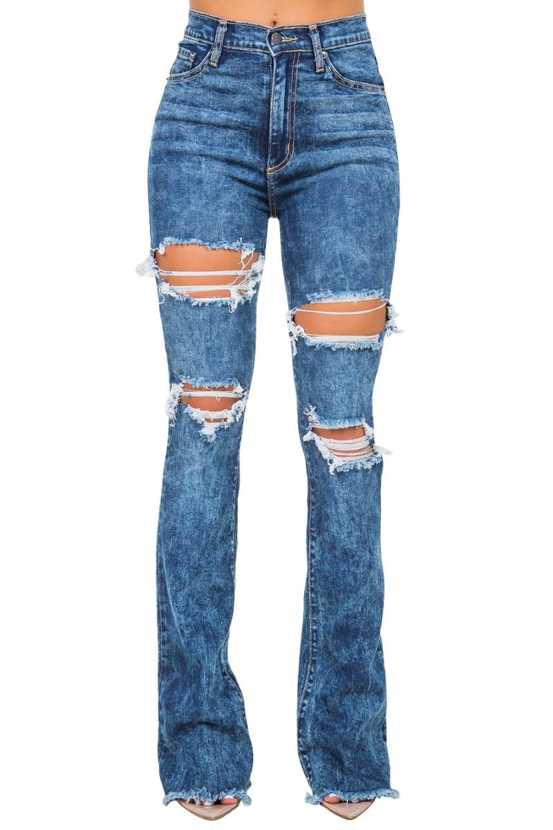 GJG Denim - Venta al por mayor Vaqueros - Mujer - Vaqueros Thania Boot Cut    1