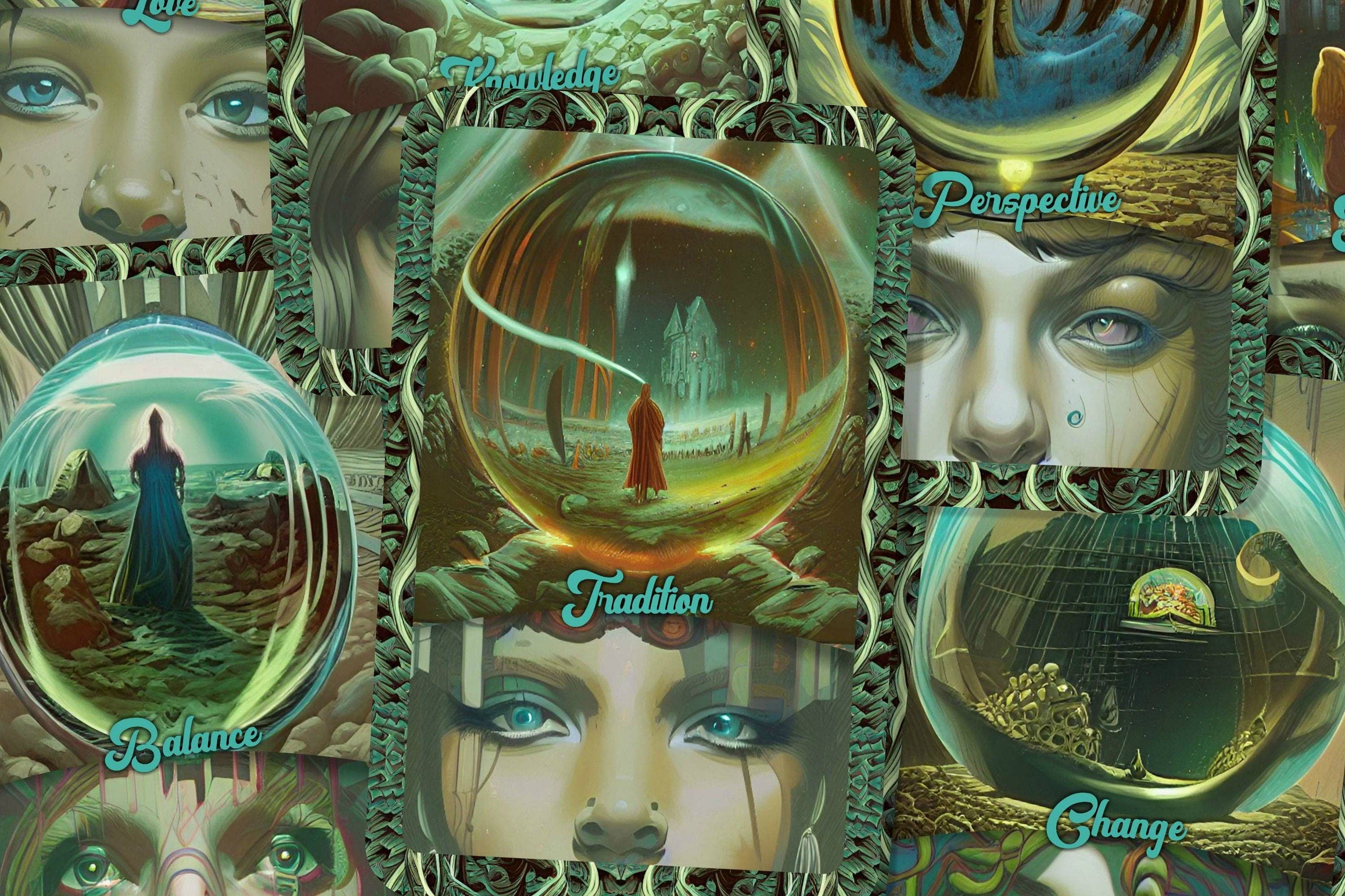 Ibiza Tarot USA – wholesale Tarot-kort – The Witches Prophecy - Orakel med kristallkula9