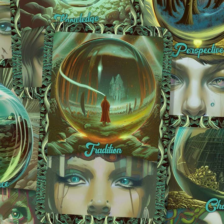 Ibiza Tarot USA – wholesale Tarot-kort – The Witches Prophecy - Orakel med kristallkula9