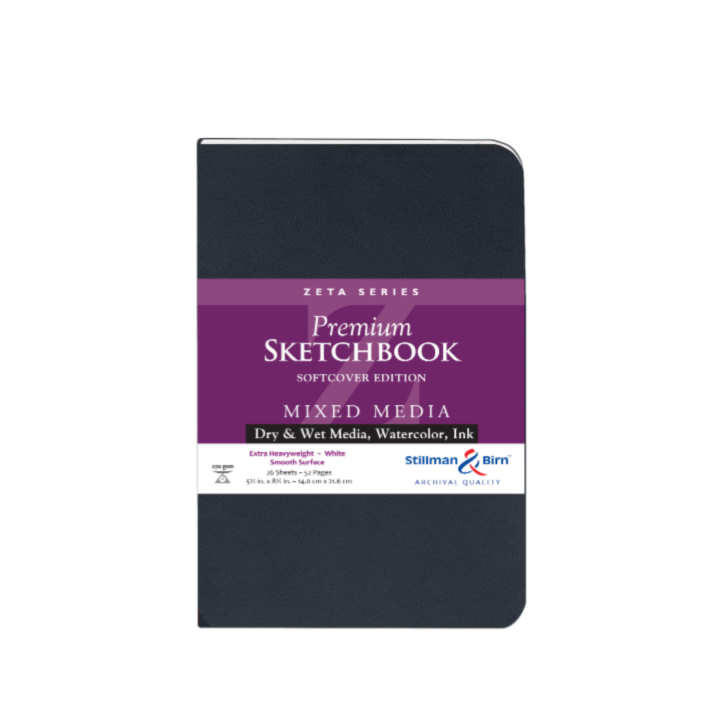 Exaclair - Vente Carnets de croquis - Stillman & Birn Carnet de croquis pour médias mixtes - Série Zeta0