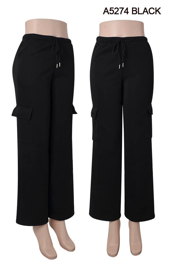 SSImport - Wholesale Pants - Women's - A5274 WINTER CARGO PANTS FLEECE INSIDE 12PCS/PACK   0