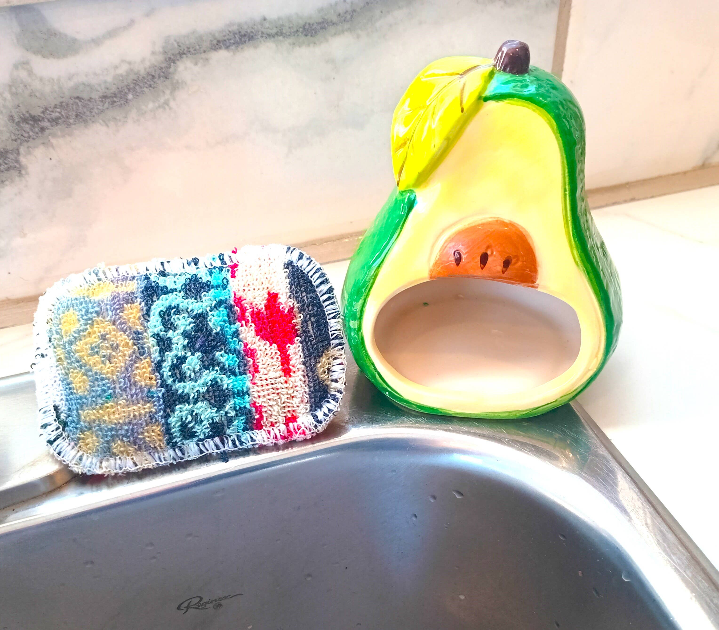 scrub-wow - Vente Porte-savons de cuisine - Porte-éponge en céramique2