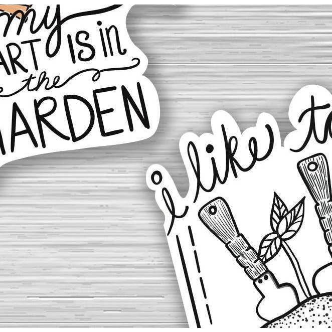 Beth Ann Erickson Designs - Wholesale Sticker - Gardening Sticker Set, Garden Sticker Pack 34