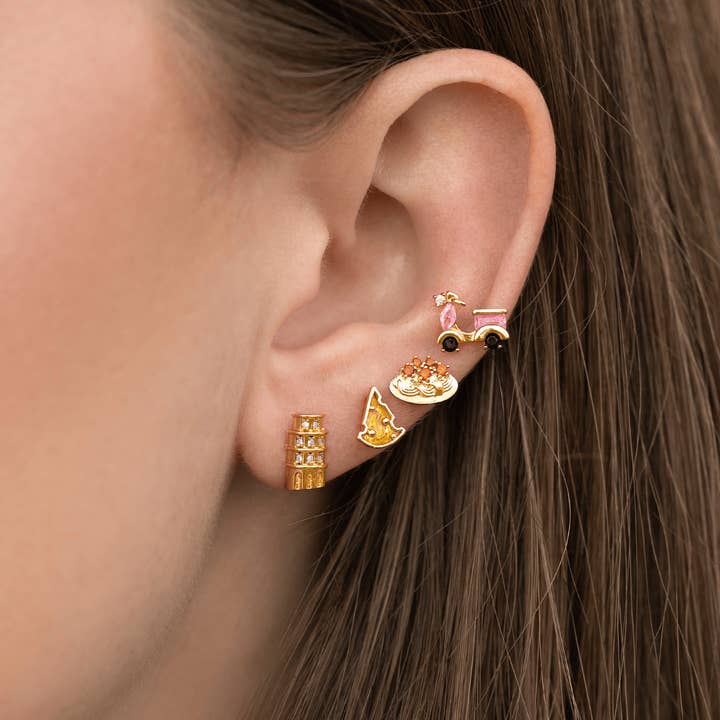 Girls Crew - Wholesale Stud/Post Earrings - Ciao Bella Italia Stud Set1