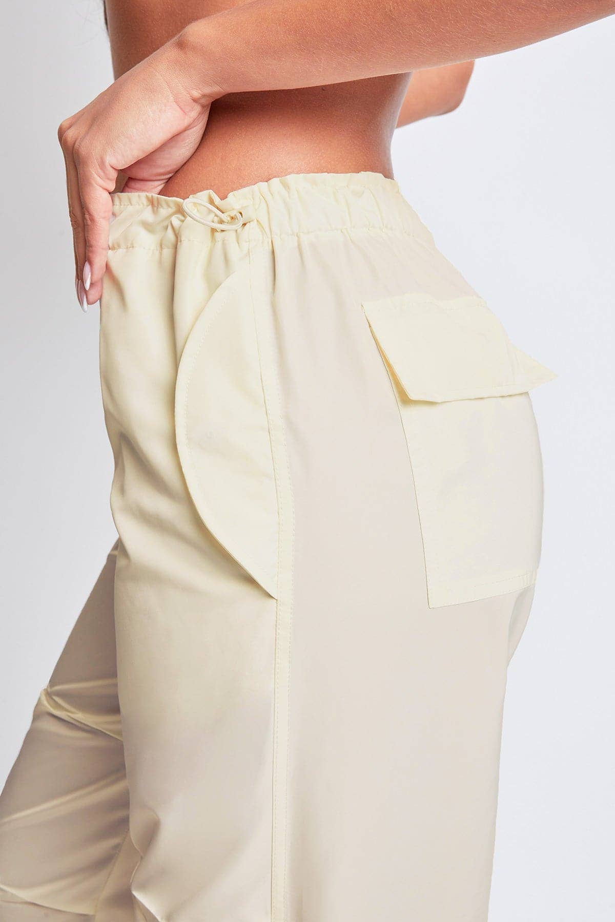 YMI - Wholesale Pants - Women's - Relaxed Nylon Parachute Pants-P1761N122