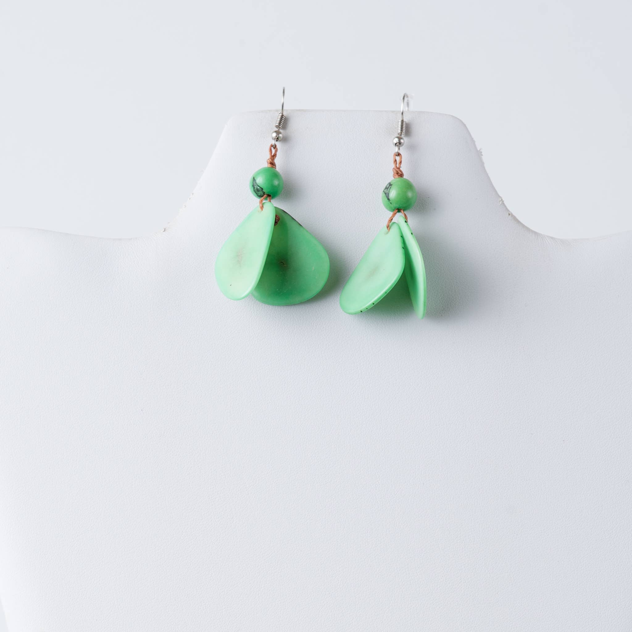 TaguArtsy - Wholesale Dangle Earrings - Veronica Drop and Dangle Tagua Earrings0