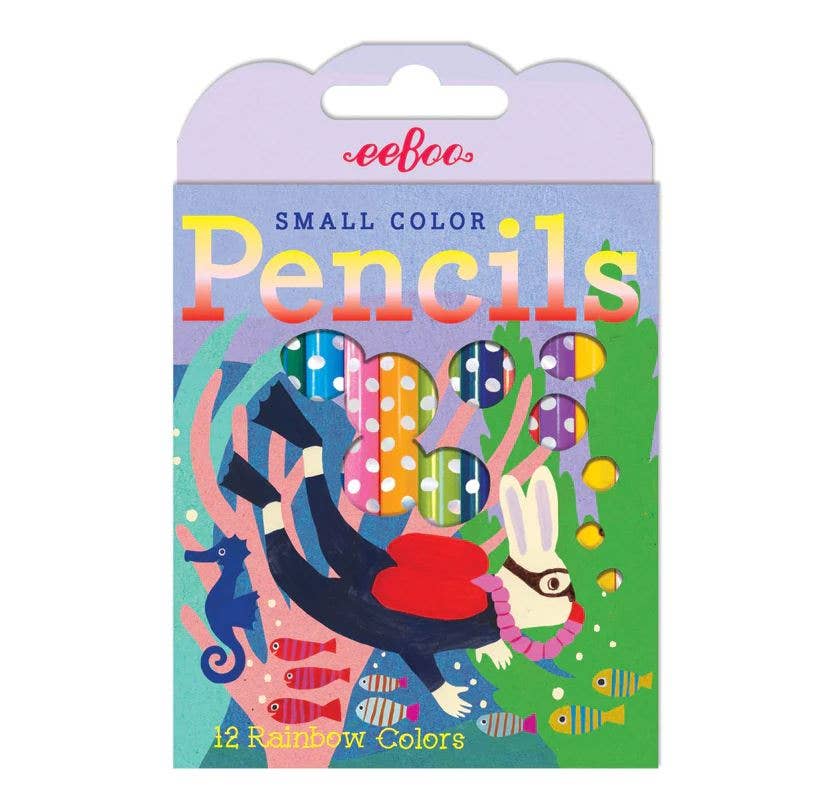 Just Imagine Toys – wholesale Coloured pencil – eeboo Small Pencils Animal Assortment (24 pack)3