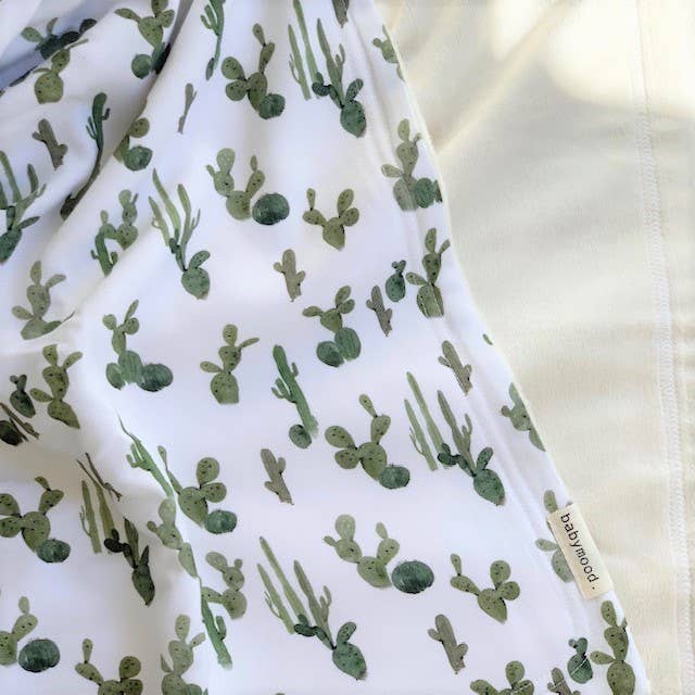 Cactus Manta bebé 2 lados Bamboo & Minky | Cactus de venta al por mayor en Faire2
