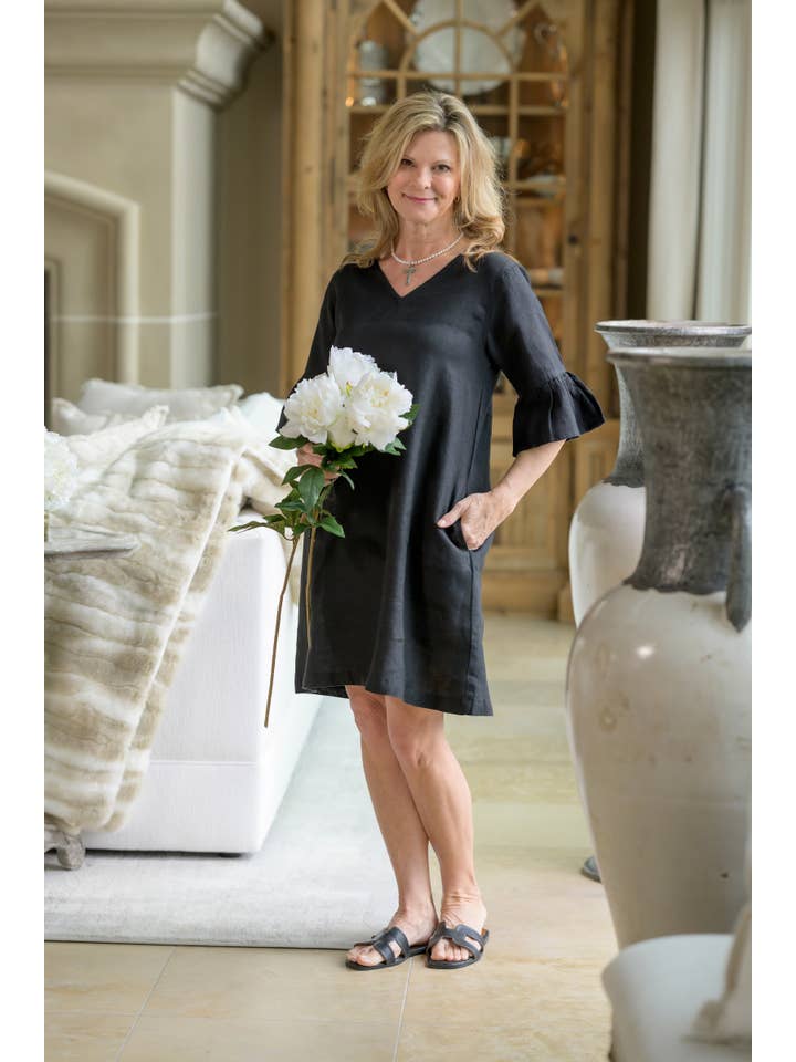 Arte Italica & Crown Linen Designs - Vendita all'ingrosso Vestito - Donna - Abito in lino Bethany9