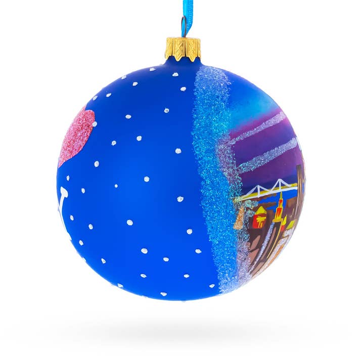 BestPysanky – Großhandel Verzierung – Glasornament "New York City bei Nacht"3