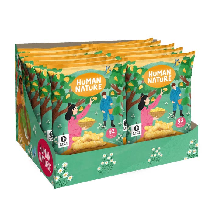 Human Nature Food - Vendita all'ingrosso Snack soffiati - Snack di lenticchie al gusto di formaggio Human Nature3