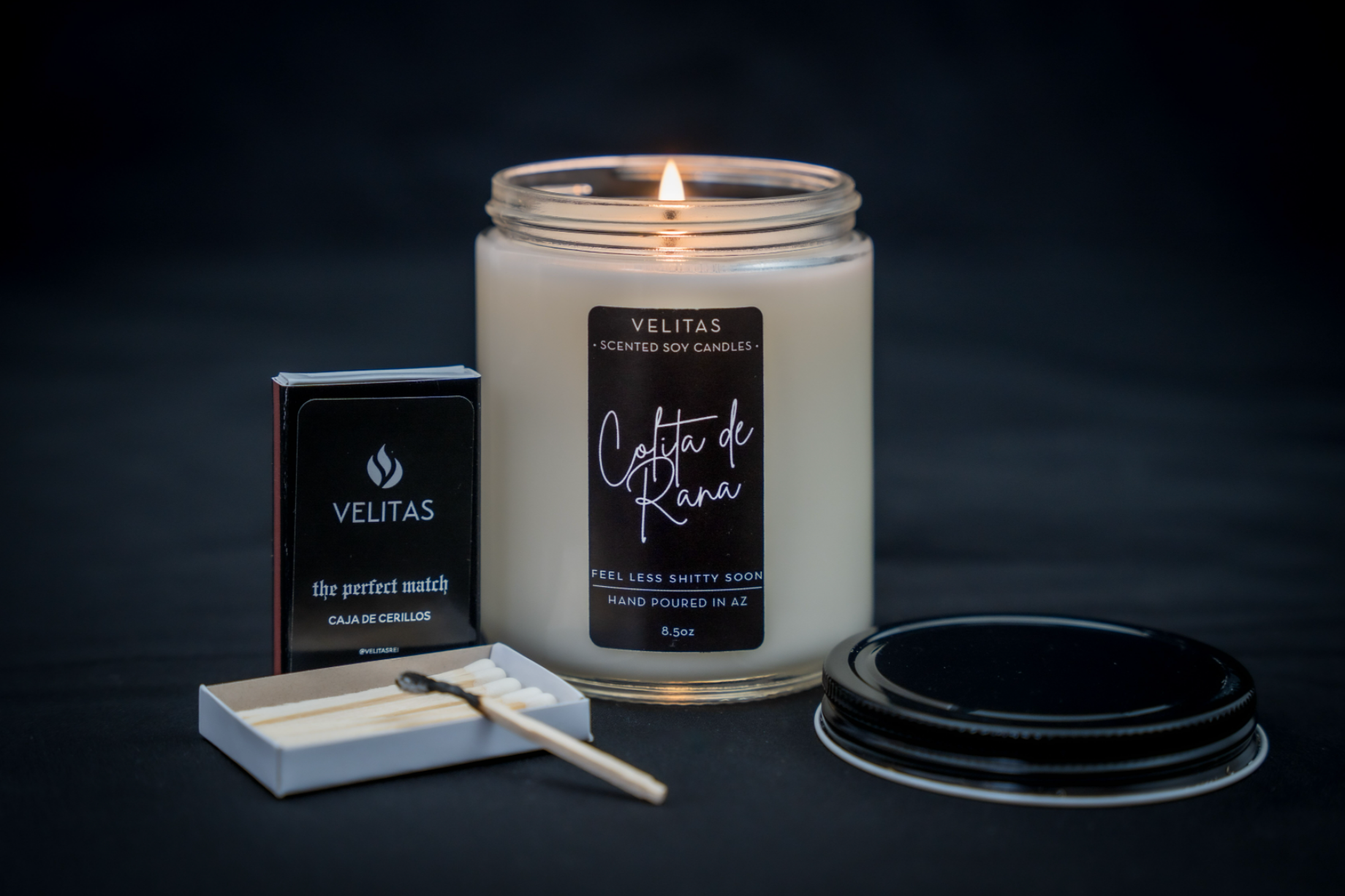 Velitas - Wholesale Jar/Filled Candle - COLITA DE RANA3