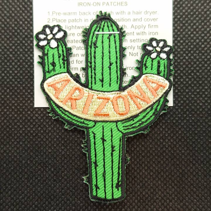 Patch - AZ Cactus for Arizona for wholesale by Fantastic Souvenirs, Gifts & Collectibles