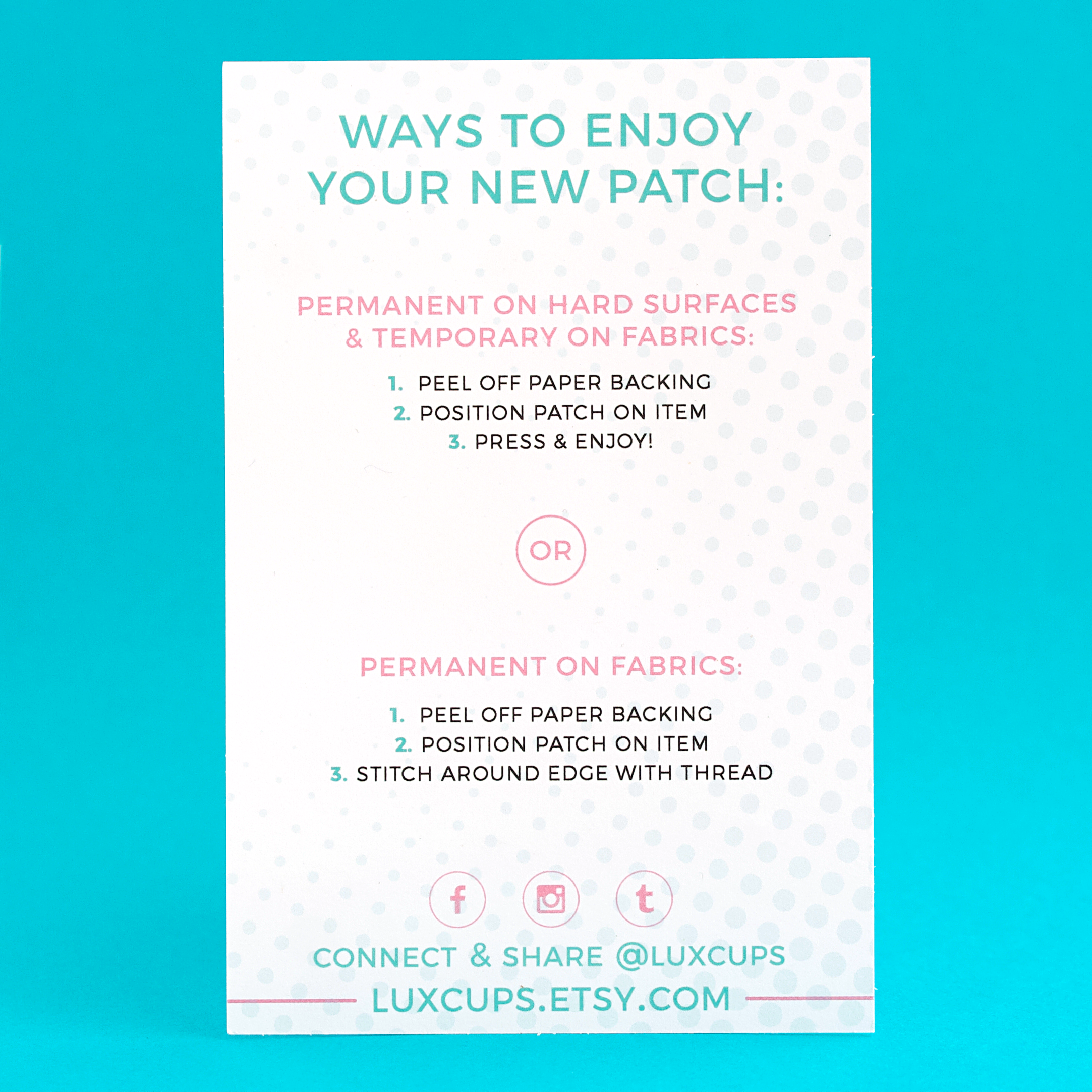 LuxCups Creative - Vendita all'ingrosso Toppe - Gomitolo di lana Baaa-ll Fuzzy Patch (IN VENDITA!)7