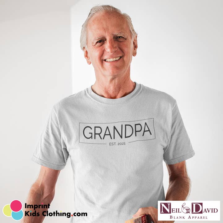 T-shirt New Grand-père - Établi (année) - Imprimé sur mesure pour la vente par ImprintKidsClothing