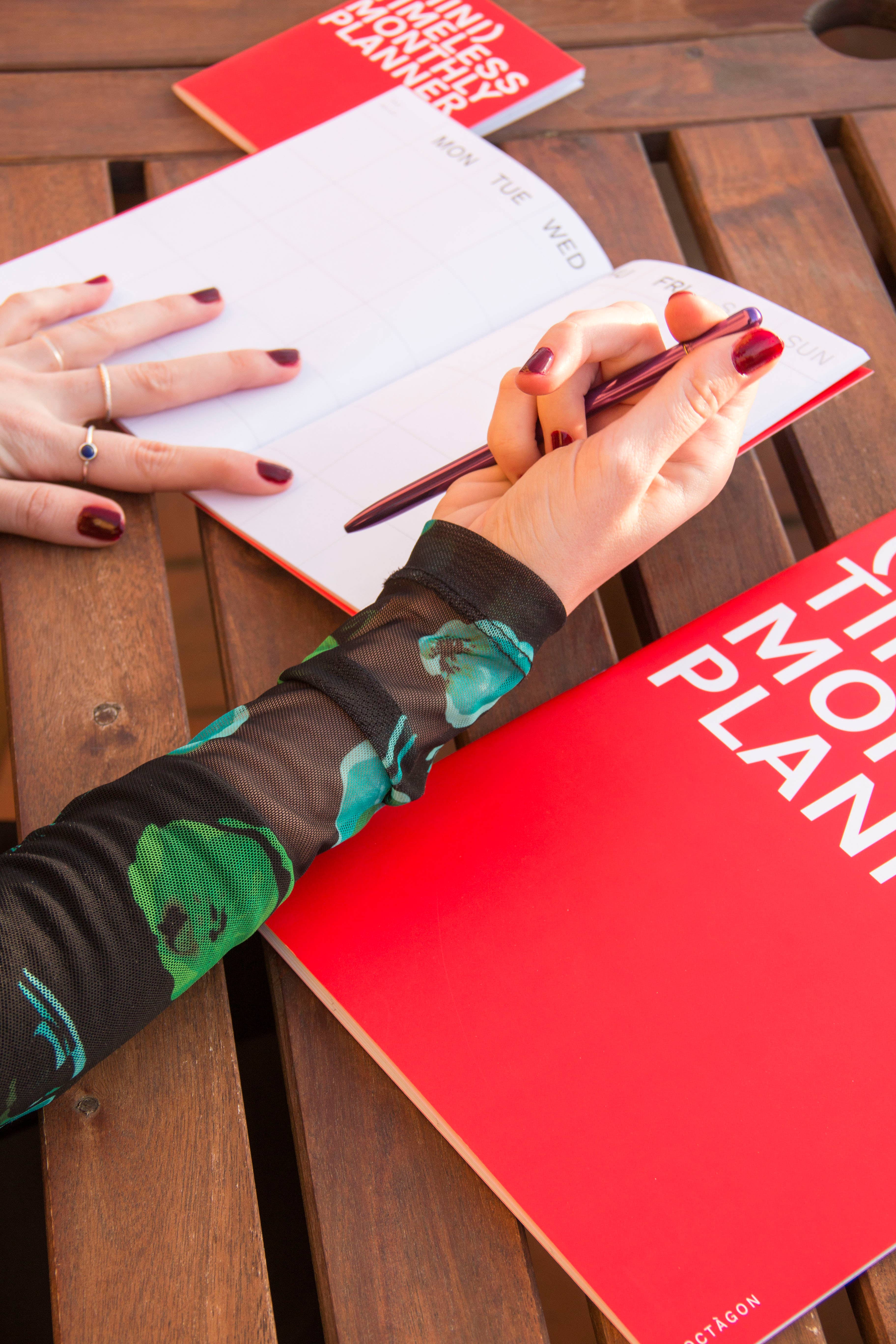 OCTAGON DESIGN - Vente Agendas - Planificateur mensuel perpétuel format A46