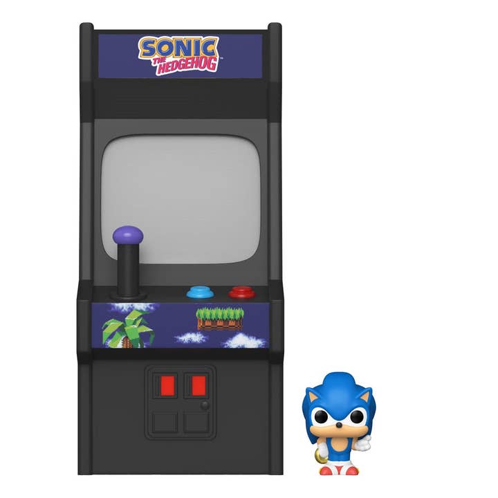 Entertainment Earth - Wholesale Figurine Toy - Kids - Sonic the Hedgehog Sonic with Ring Bitty Pop! Arcade Cabinet1