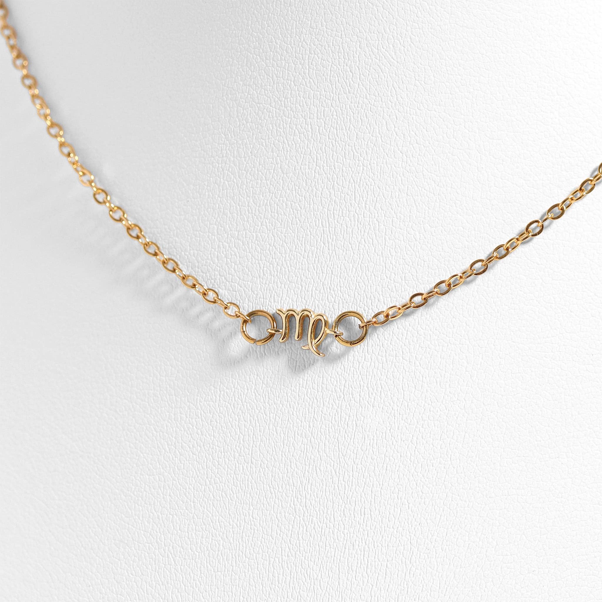 WJW - Wholesale Individual Charm/Pendant - 14K Gold Plated Sterling Silver Zodiac Connector Charm for Permanent Jewelry2