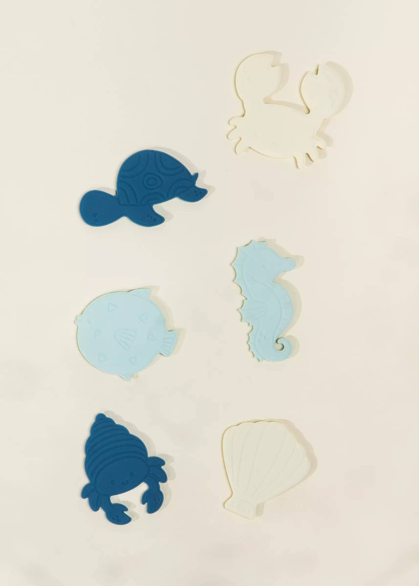 Coco Village – wholesale Bath toy – Baby – Set of 6 Silicone Mini Bath Suction Toys4