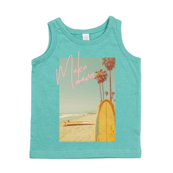 Faites des vagues - Débardeur enfant pour la vente par Little Mama Shirt Shop