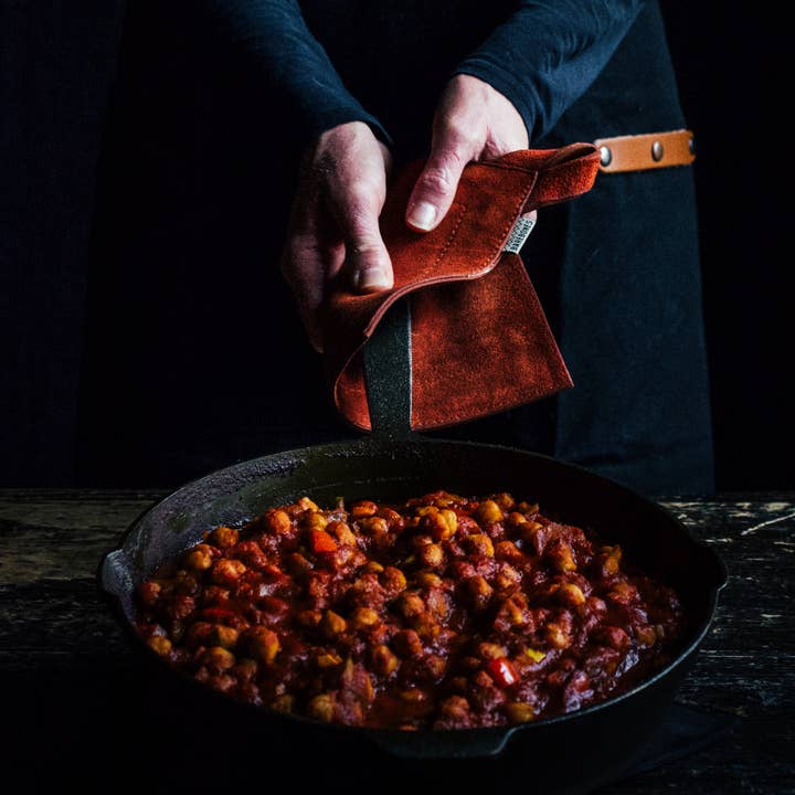 Barebones - Wholesale Oven Mitt/Pot Holder - Suede Leather Hot Pads3