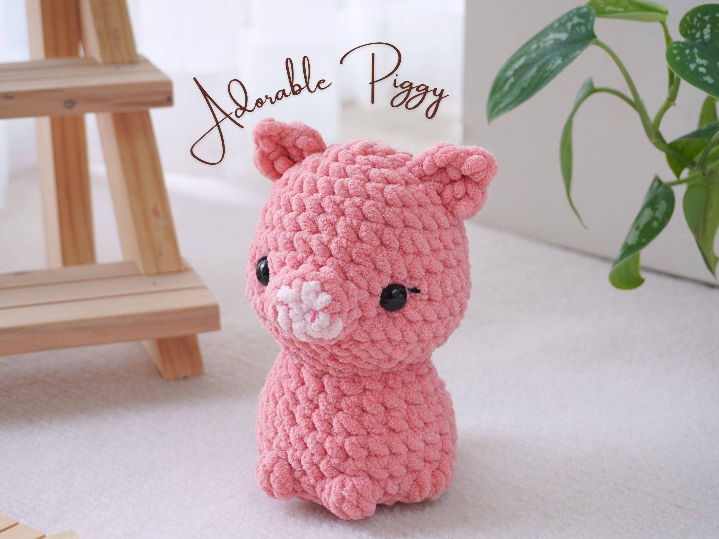 TOMOPOD LLC – wholesale Christmas decoration – Crochet Cute Chill Animal Crew, Amigurumi Pig/Cow/Unicorn0
