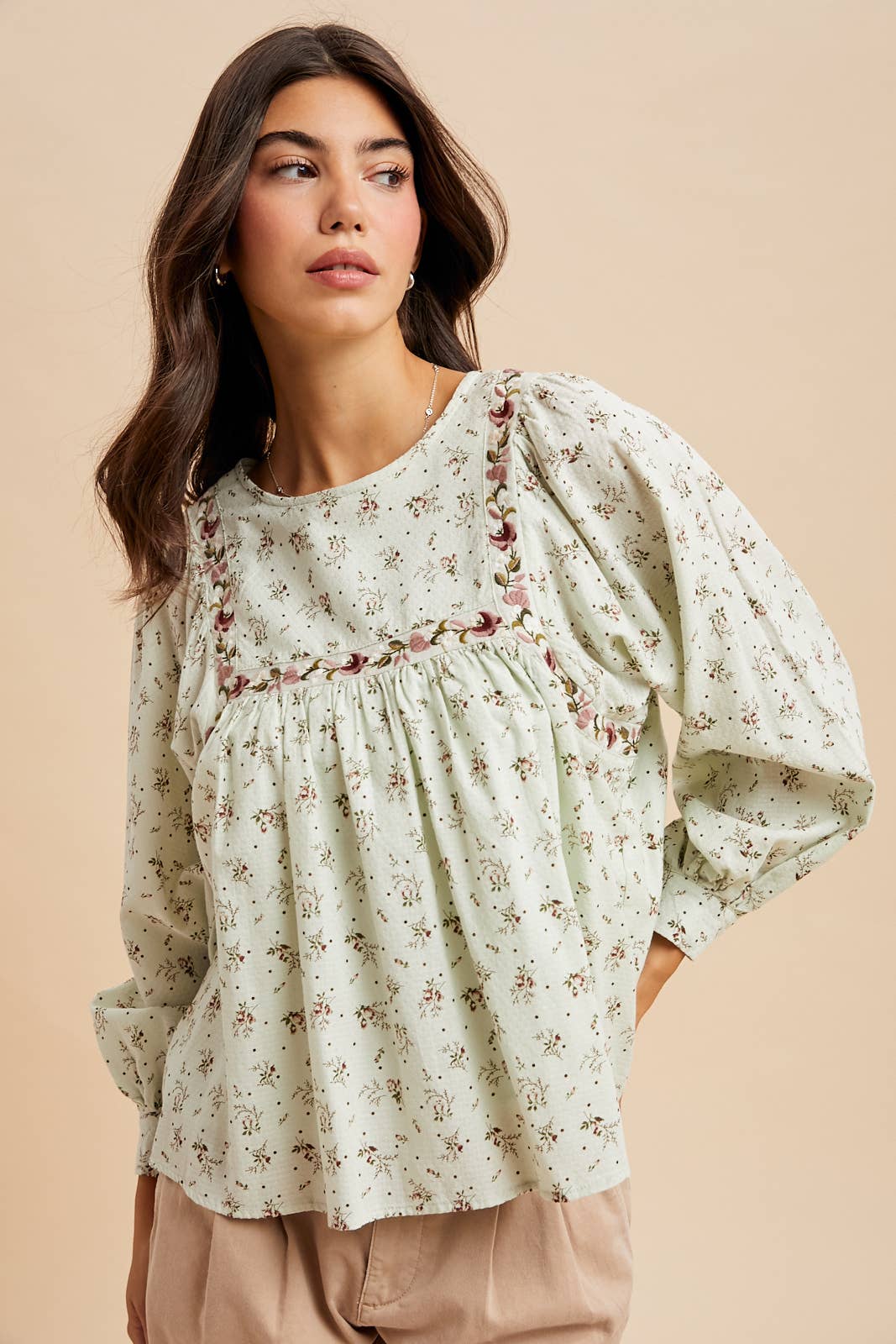 In Loom - Wholesale Blouse - Women's - FLORAL PRINT COTTON BLOUSE4