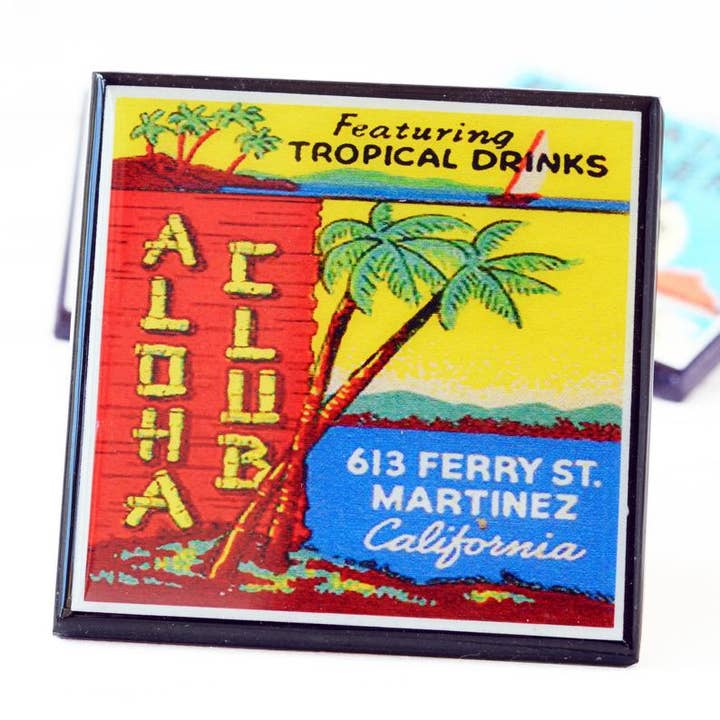 Cheltenham Road - Wholesale Coasters - The Tiki Room: Vintage Tiki Lounge Coaster Set