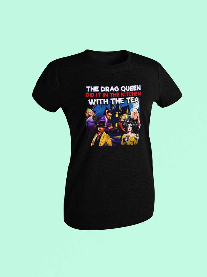 Heather Black Drag queen did it in the Kitchen with the Tea! Fierce & Fun for wholesale on Faire3