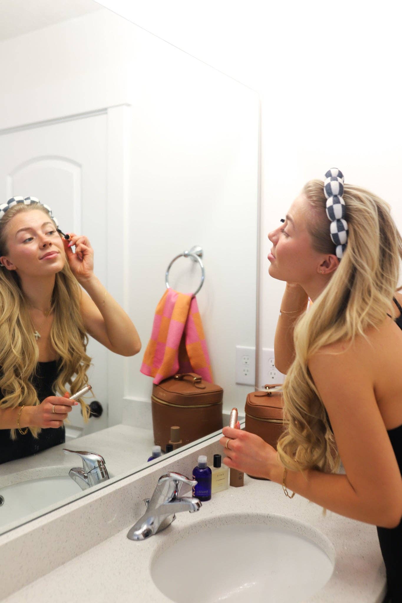 KAXI - Vente Bandeau pour le spa - Ensemble bandeau + bracelet "Get Ready with Me"12