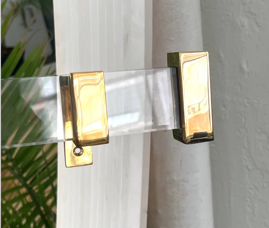 LuxHoldups - Vendita all'ingrosso Bastoni per tende - Tappo terminale in lucite per terminali di bastoni per tende rettangolari6