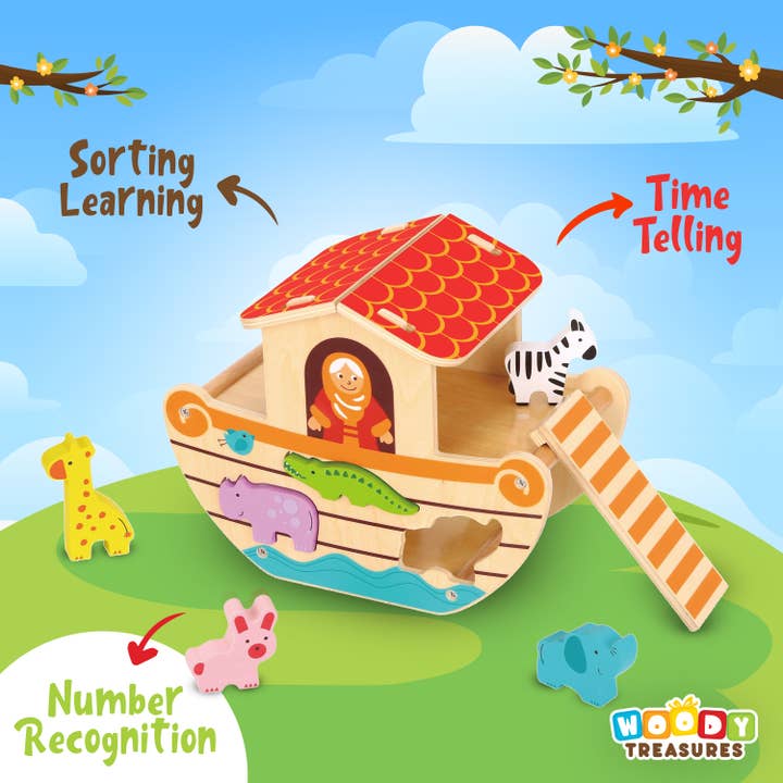 Woody Treasures - Wholesale Wood Toy - Kids - Noah's Ark Toy2