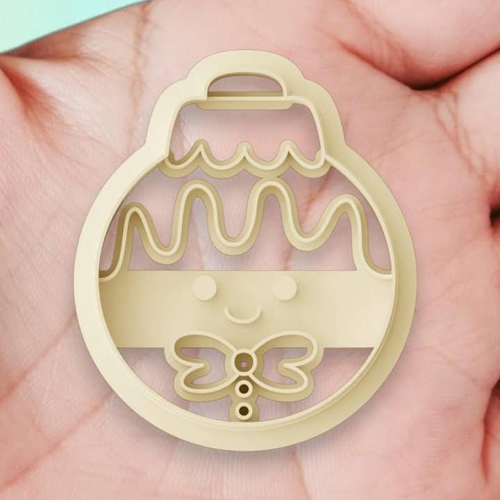 Adorno de Navidad 09 2025 Cortador de Arcilla de Navidad impreso en 3D para venta al por mayor de Roussell Prints and Demand LLC