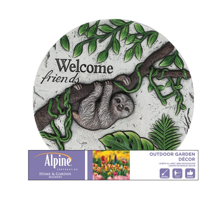 Alpine Corporation - Wholesale Stepping Stone - Alpine Corporation Rainforest Welcome Stepping Stones