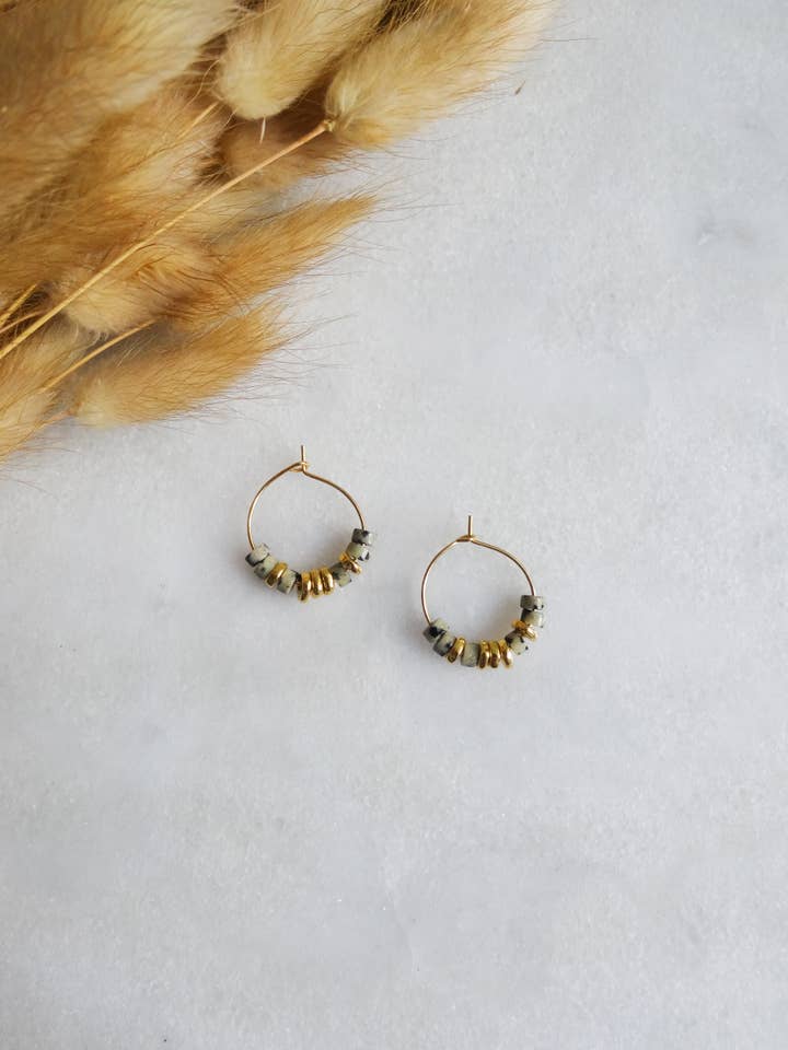 Créoles Maria, jaspe dalmata per la vendita all'ingrosso da parte di LES TISSAGES DE CAMILLE