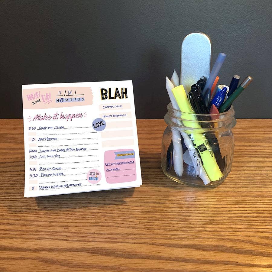 TF Publishing - Paper Goods – Engroshandel Planner – Udateret gør det ske Daily Note Block3