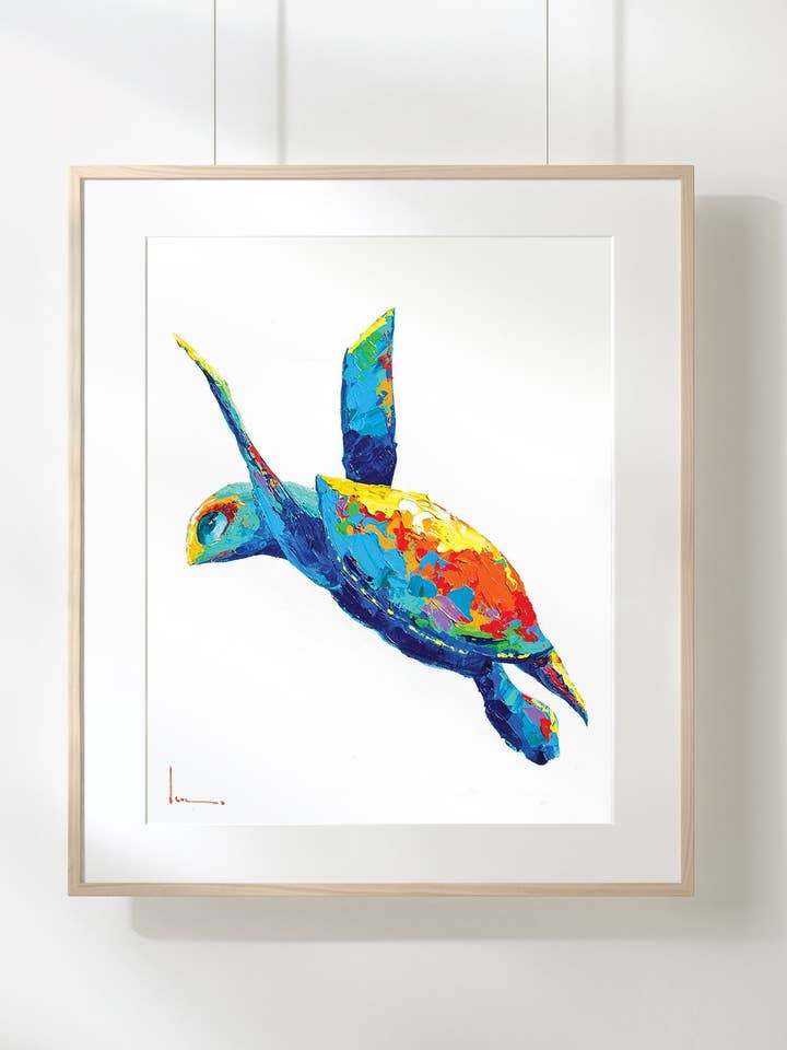 Leonardo A Tartaruga por atacado de Emerald Art Gallery