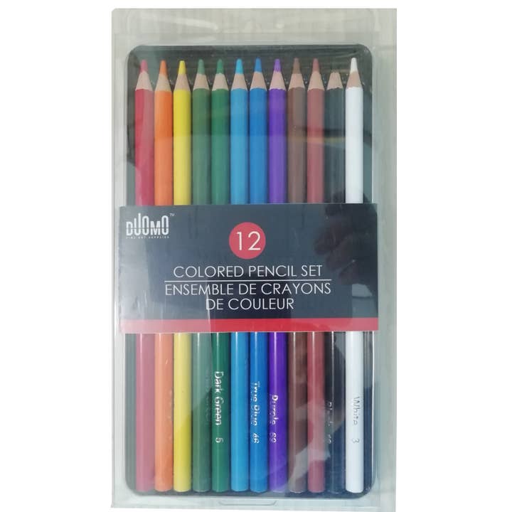 Juego de 12 lápices de colores premium para venta al por mayor de Montrose Colors, Inc.