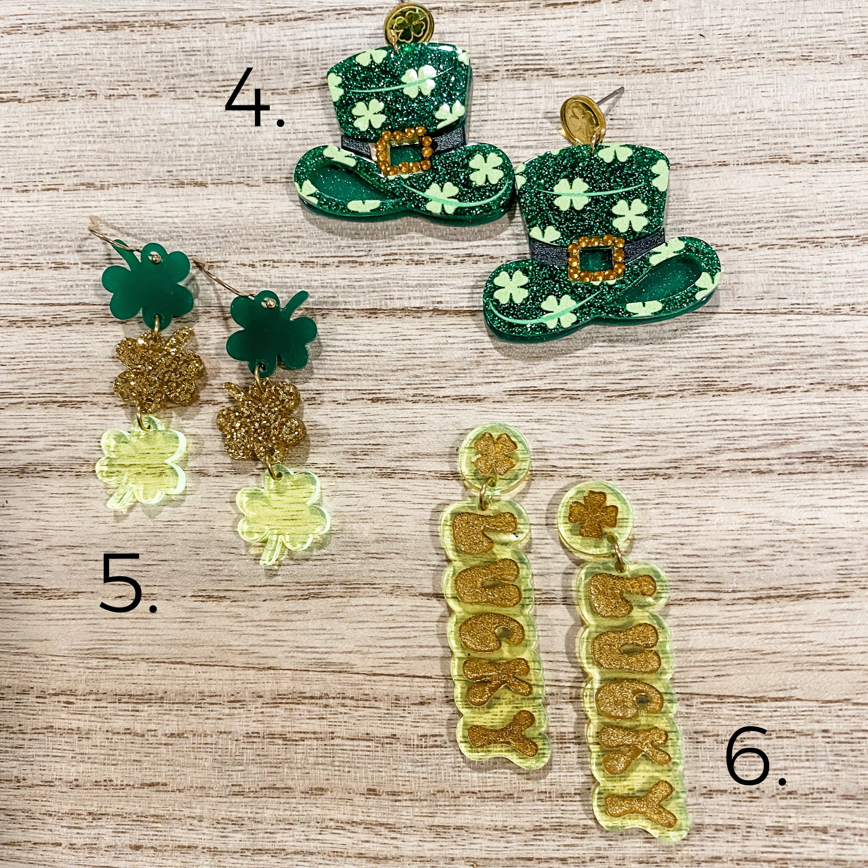 Natalie Fox Studio - Wholesale Dangle Earrings - St Patrick's Day Earrings1