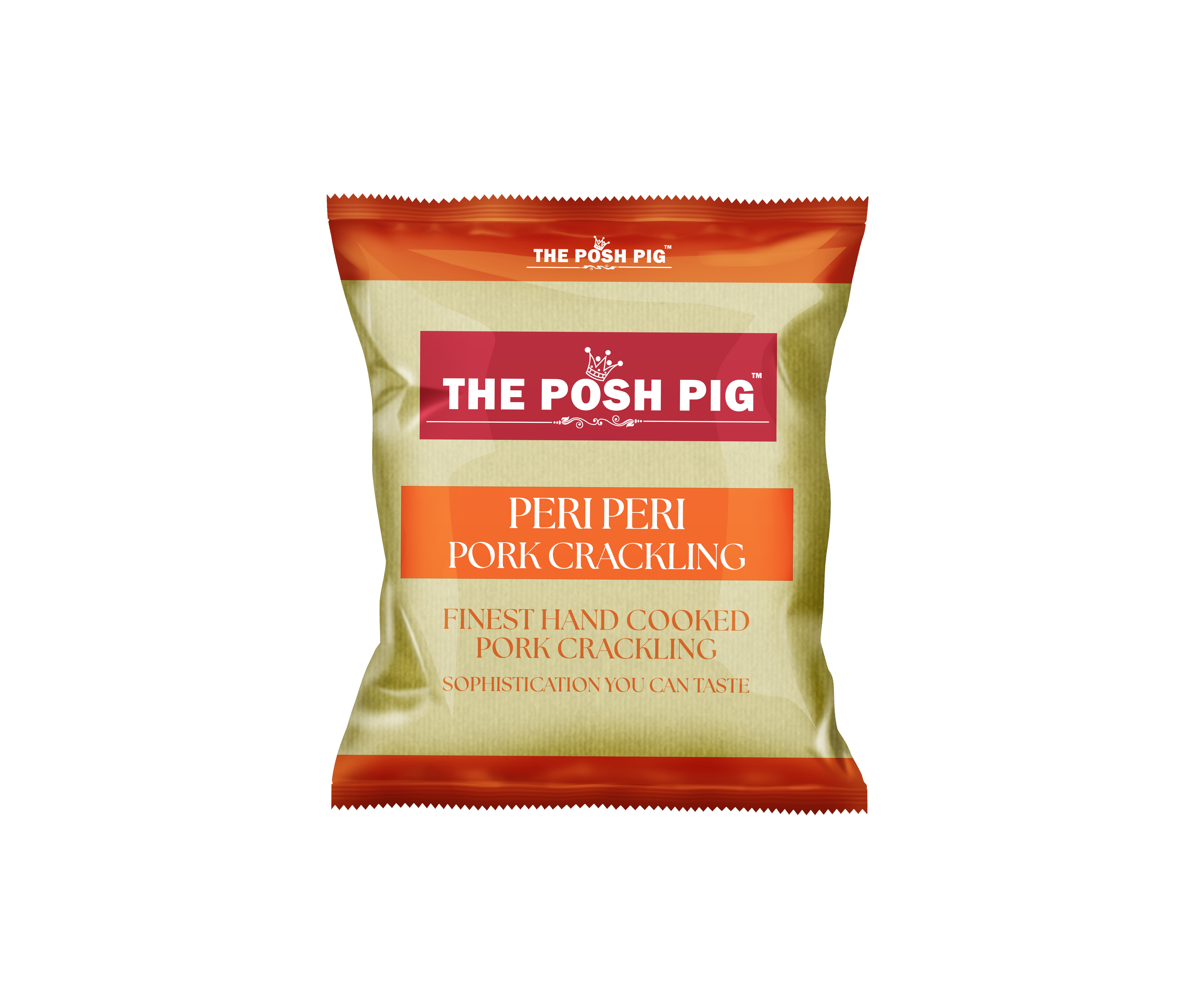 The Posh Pig – wholesale Puffed snack – Pork Crackling 40g Bag 6 Flavours Available5